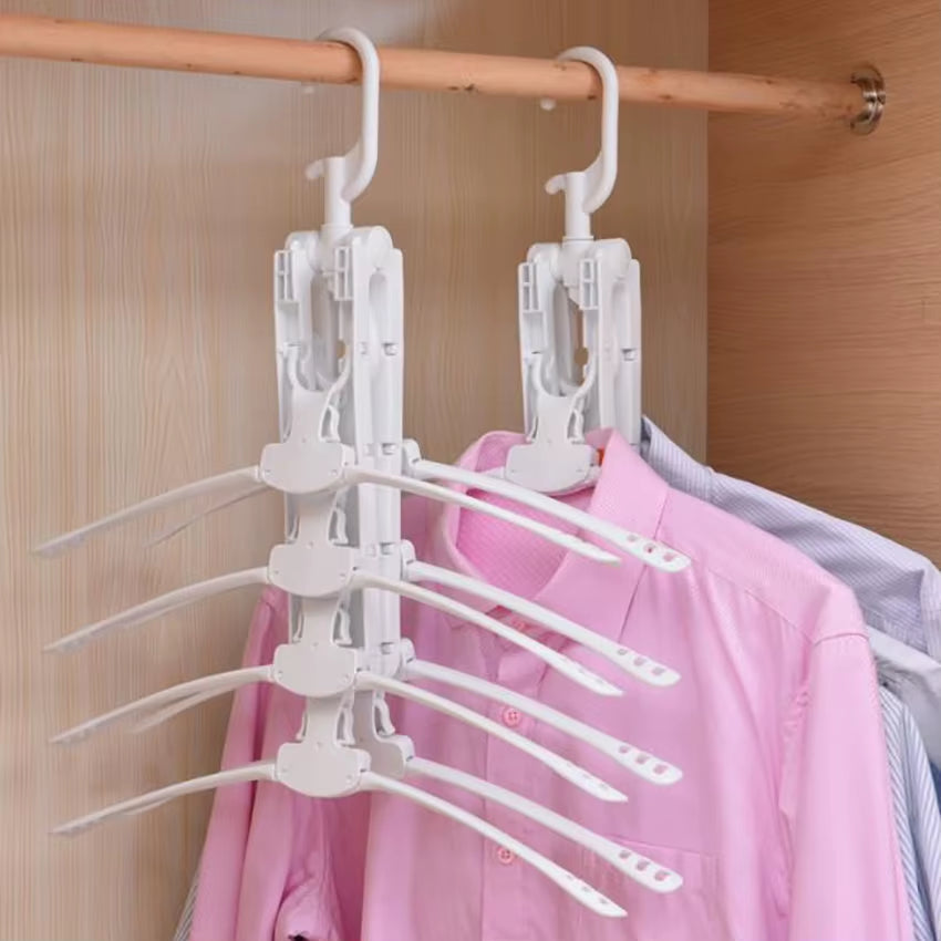 MagicFold™ 360° Rotating Hanger – Dry, Store & Save Space Like Never Before!